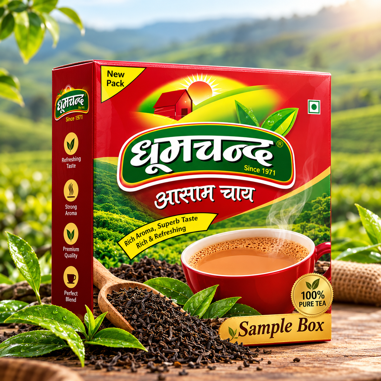 Gold, Elachi, Lajwab, Assam, Kadak Sample Box - B2B